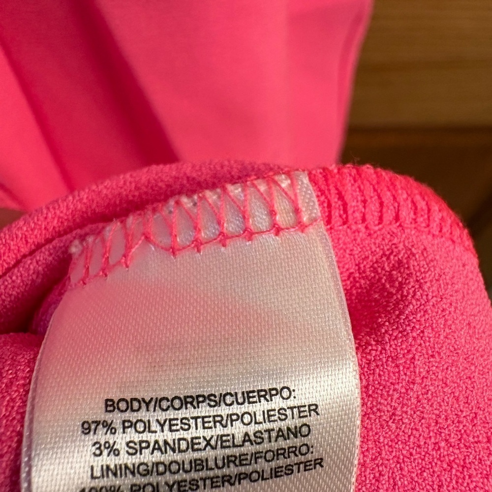Julia Jordan Knot-Neck Tulip-Hem Midi Dress Bubblegum Pink Women’s Size 6 - Picture 6 of 6